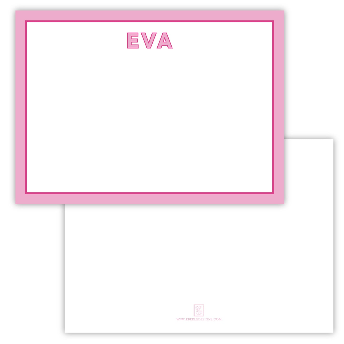 Eva Bold Font Note Card