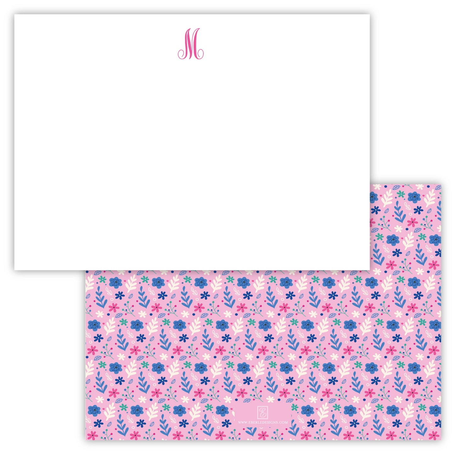 Whimsical Floral Note Card
