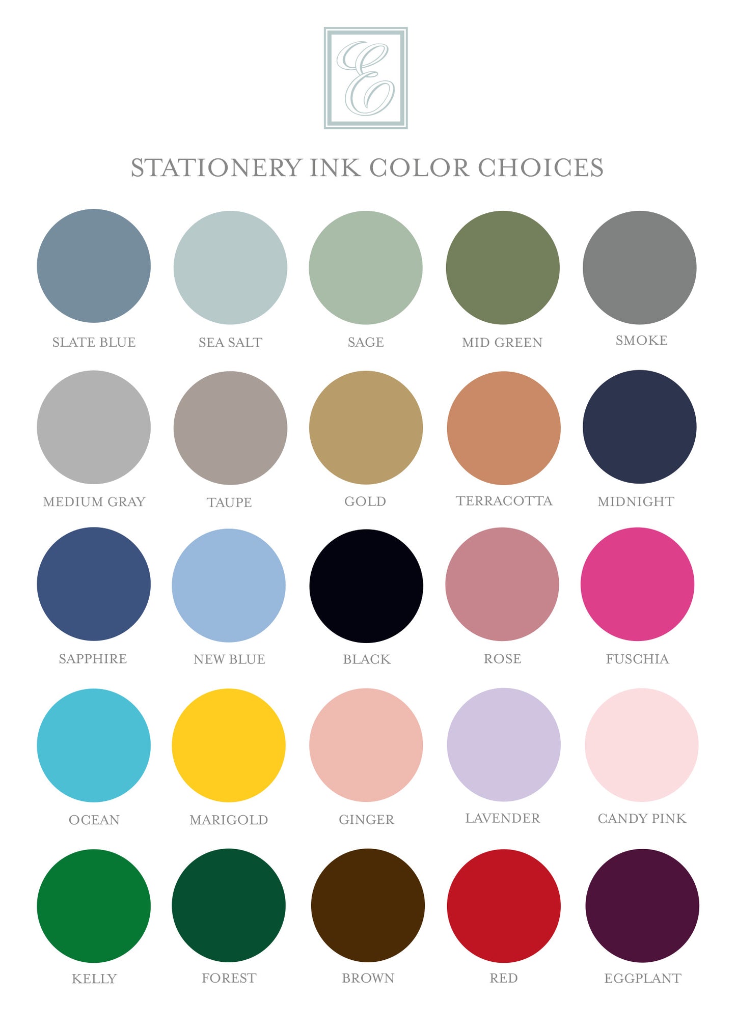 Addison Love Script Note Card