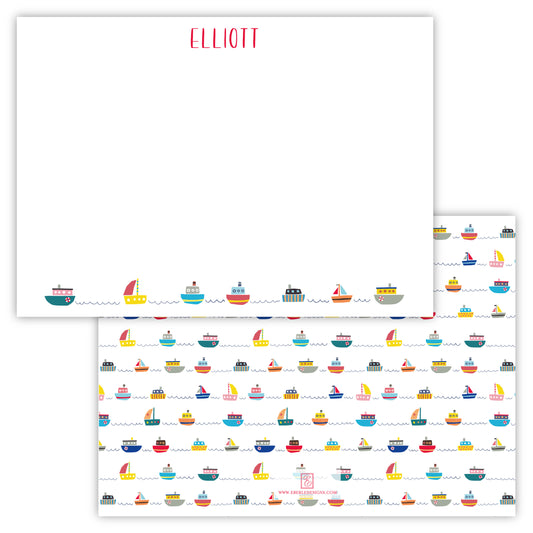 Elliott Boats Note Card