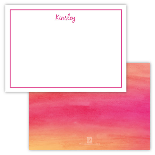 Kinsley Bright Ombre Note Card