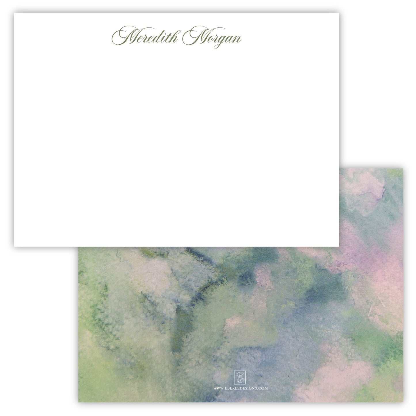 Meredith Abstract Watercolor Note Card
