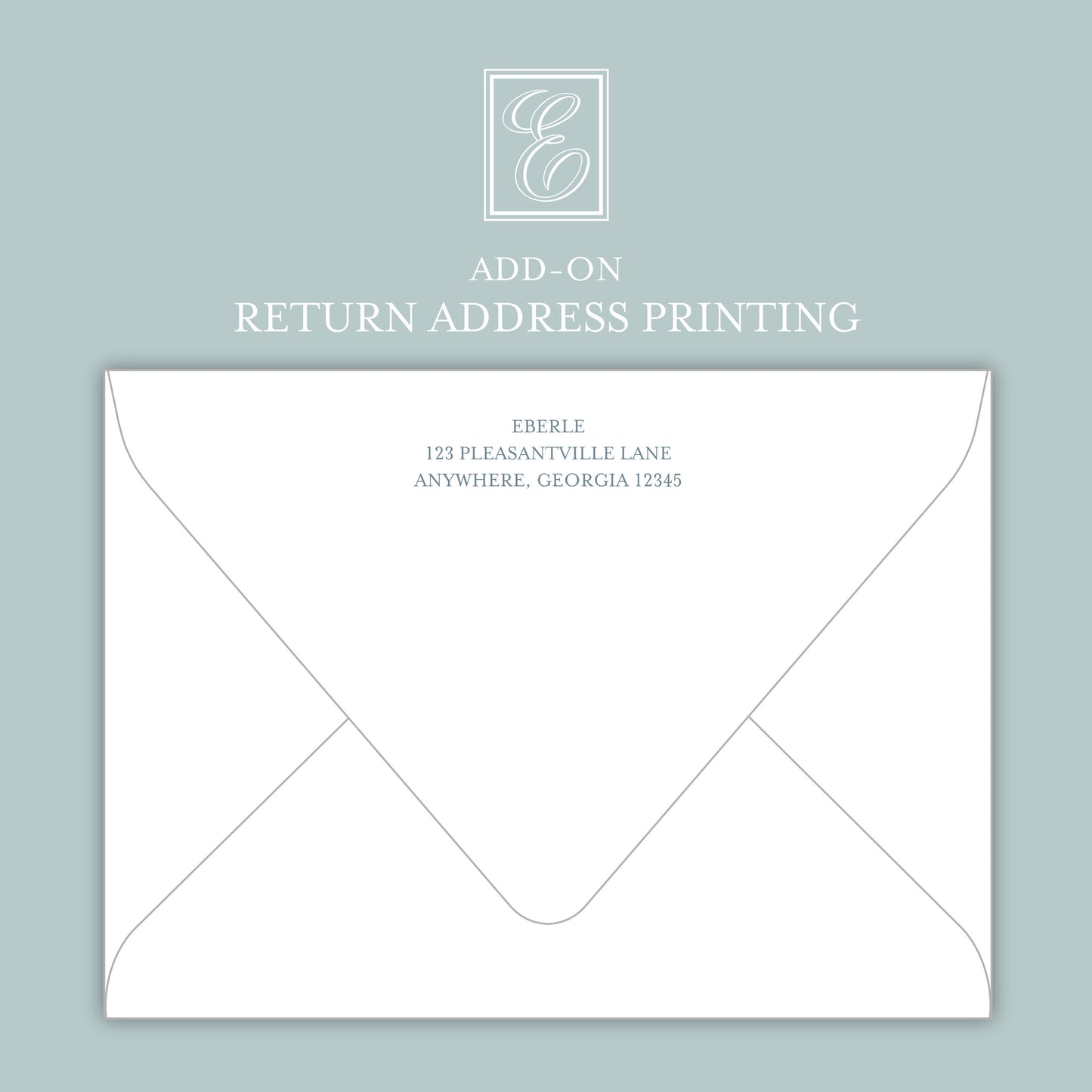 Wedding Return Address Printing